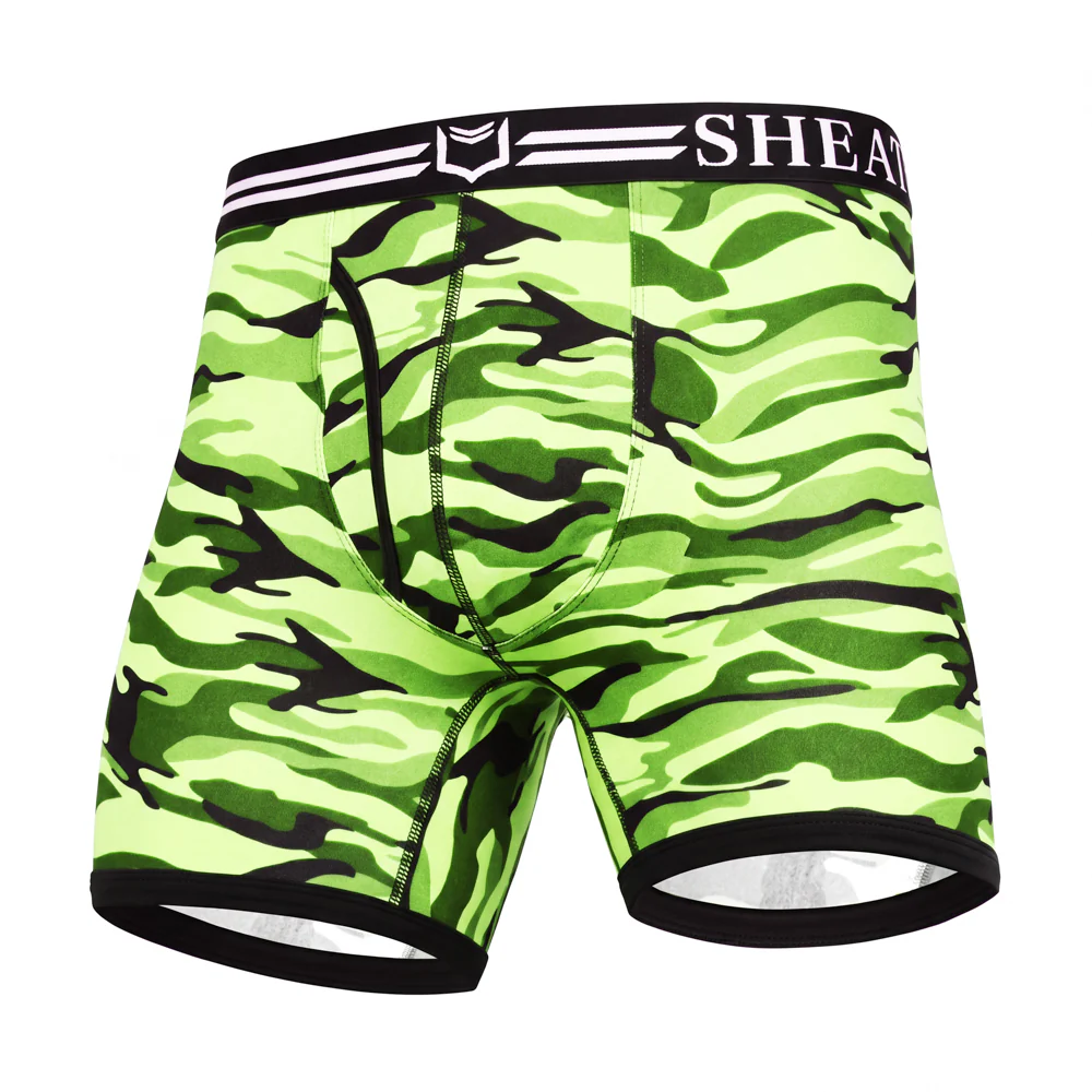 SHEATH 4.0 Polyester Camo Men's Pouch Boxer Brief 5" (4 Pack) - Image 10