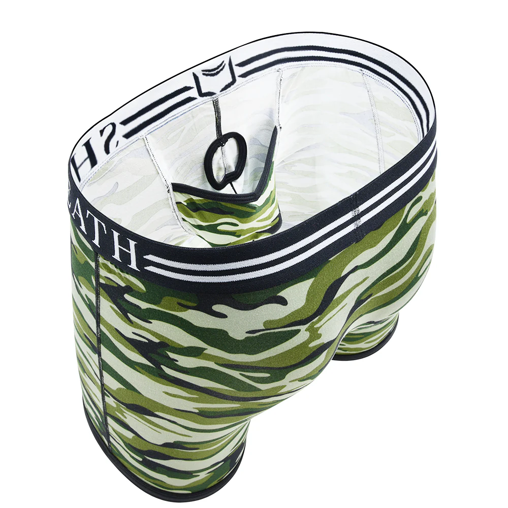 SHEATH 4.0 Polyester Camo Men's Pouch Boxer Brief 5" (4 Pack) - Image 12
