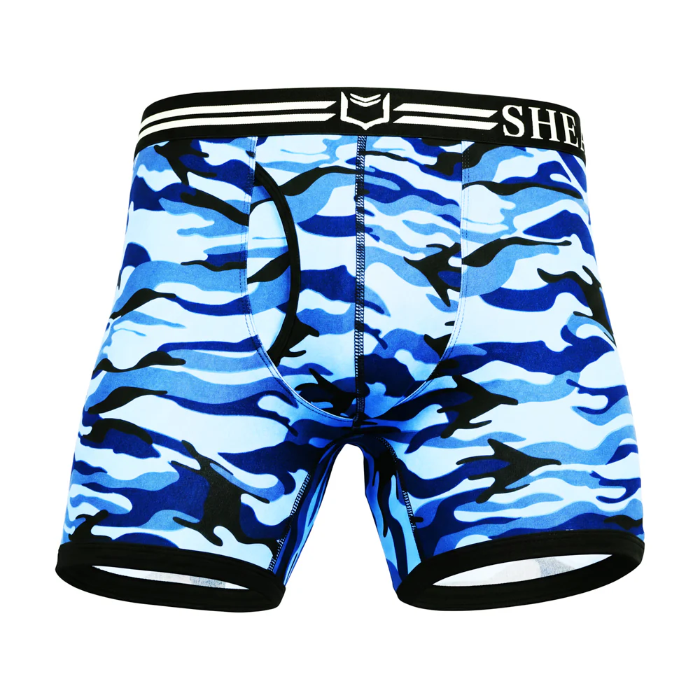 SHEATH 4.0 Polyester Camo Men's Pouch Boxer Brief 5" (4 Pack) - Image 16