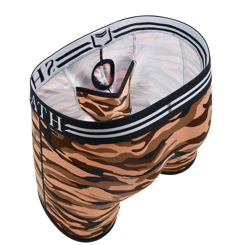 SHEATH 4.0 Polyester Camo Men's Pouch Boxer Brief 5" (4 Pack) - Image 26