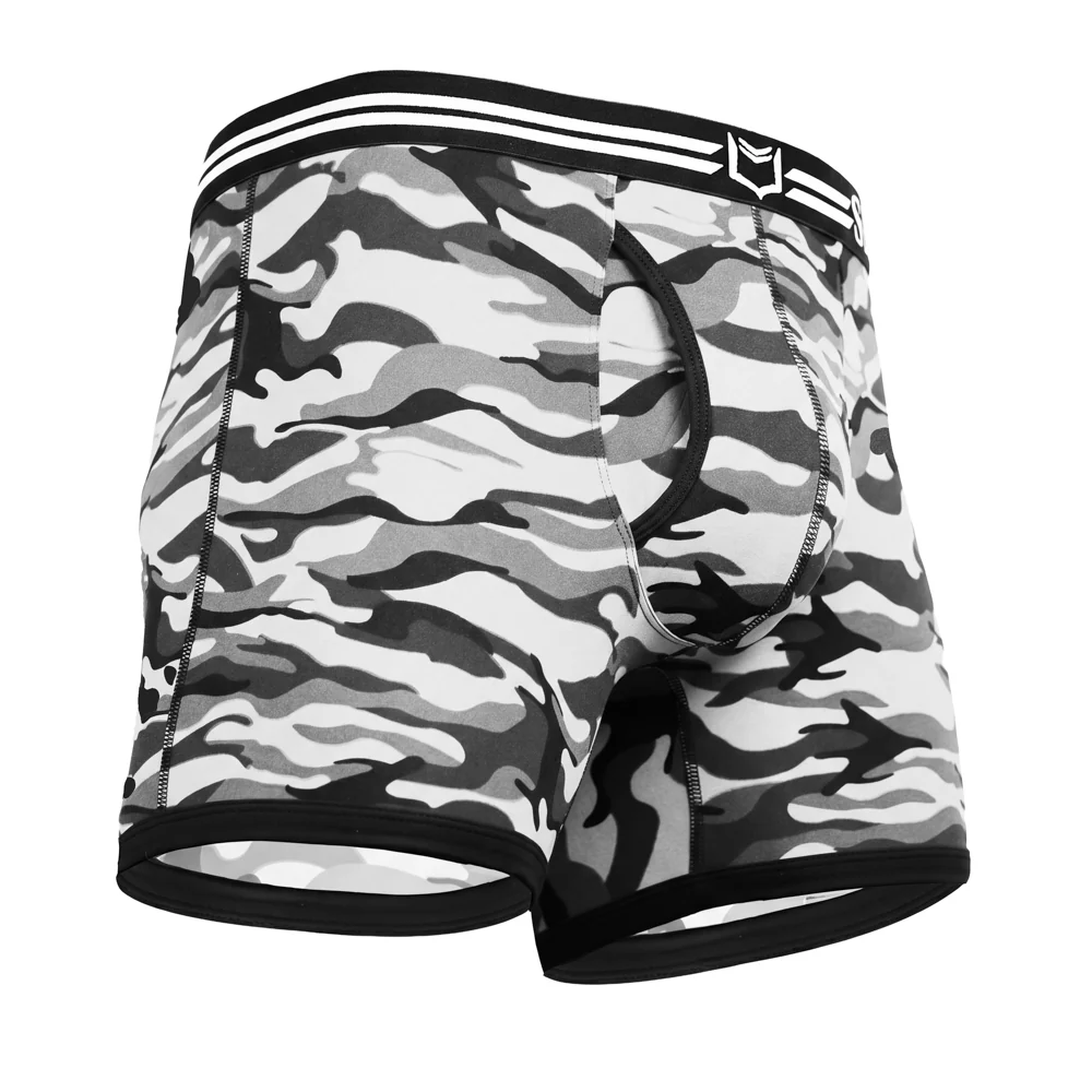 SHEATH 4.0 Polyester Camo Men's Pouch Boxer Brief 5" (4 Pack) - Image 29