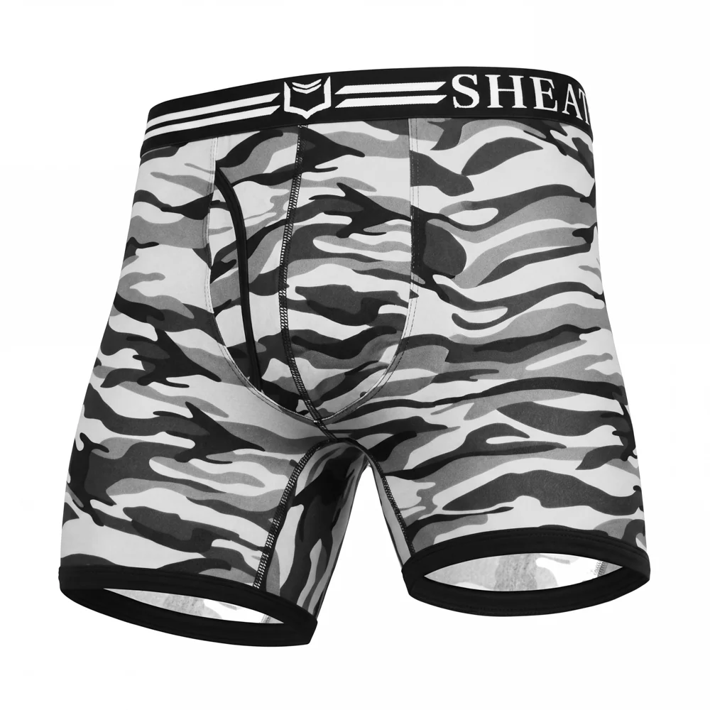 SHEATH 4.0 Polyester Camo Men's Pouch Boxer Brief 5" (4 Pack) - Image 31