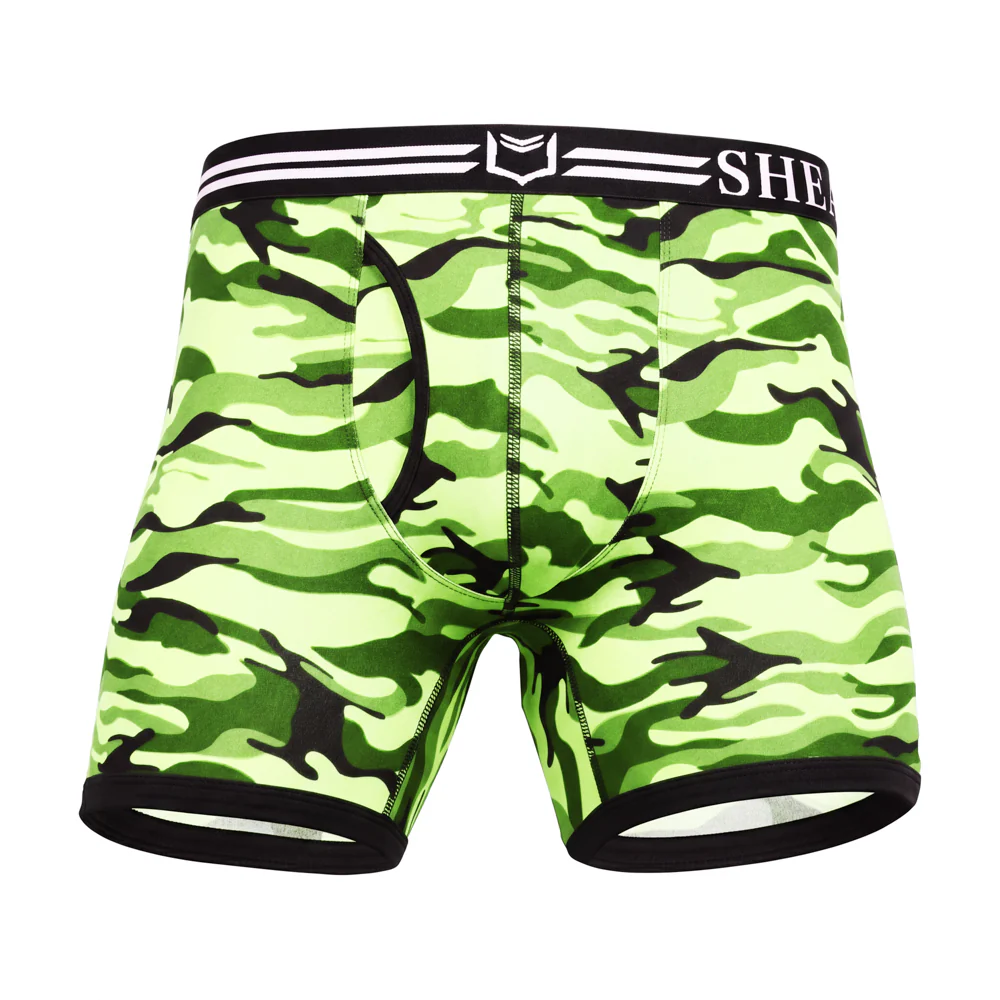 SHEATH 4.0 Polyester Camo Men's Pouch Boxer Brief 5" (4 Pack) - Image 9