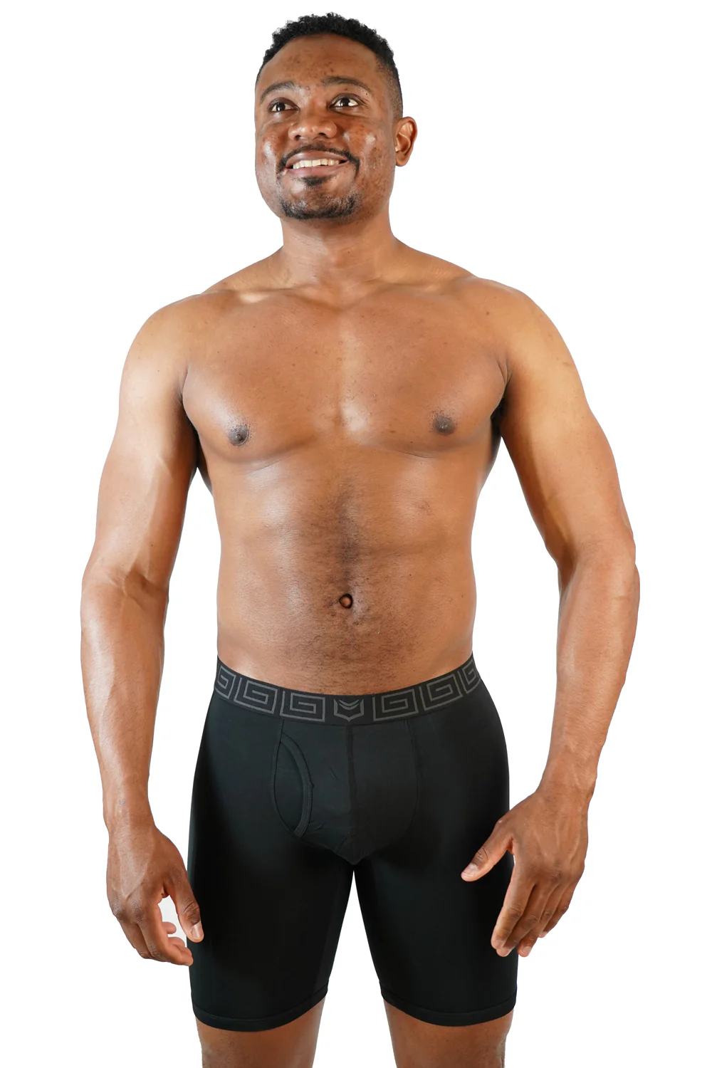 SHEATH V Bamboo Men's Pouch Boxer Brief 8" (5 Pack) - Image 2