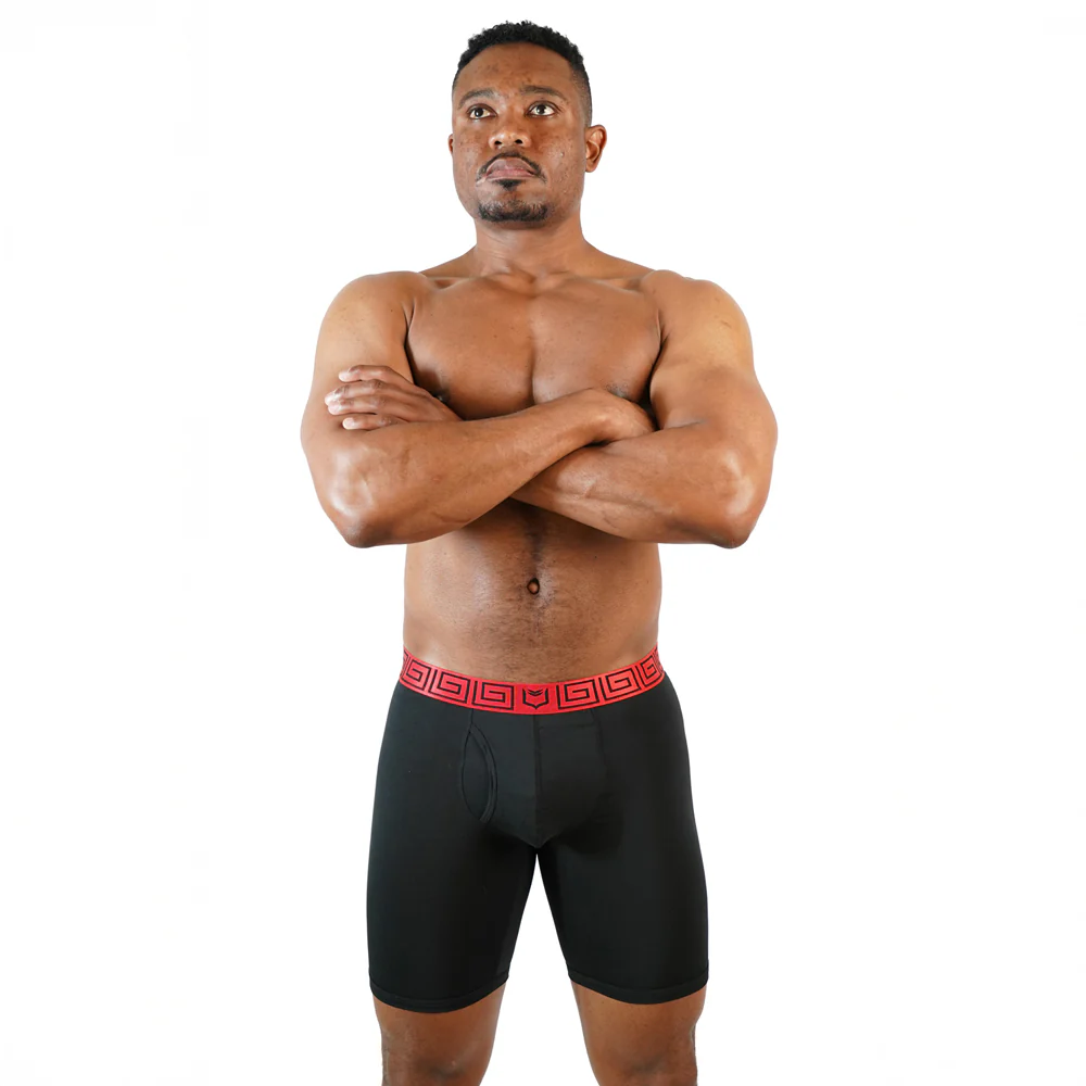 SHEATH V Modal Men's Pouch Boxer Brief 8" (5 Pack) - Image 3
